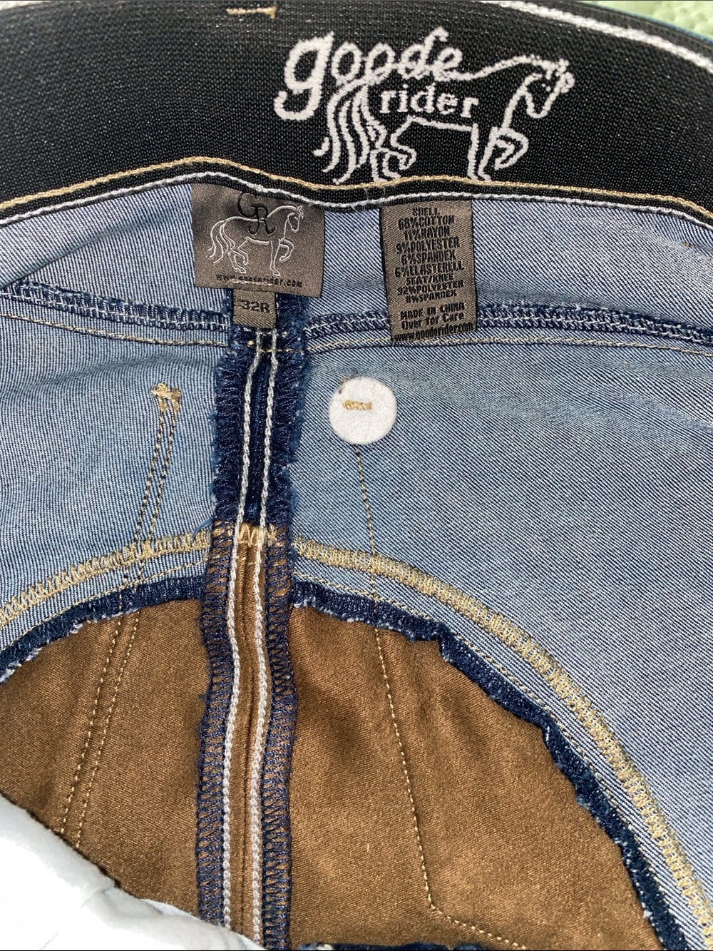 Women’s Dark Blue Riding Jeans - Picture 8 of 8